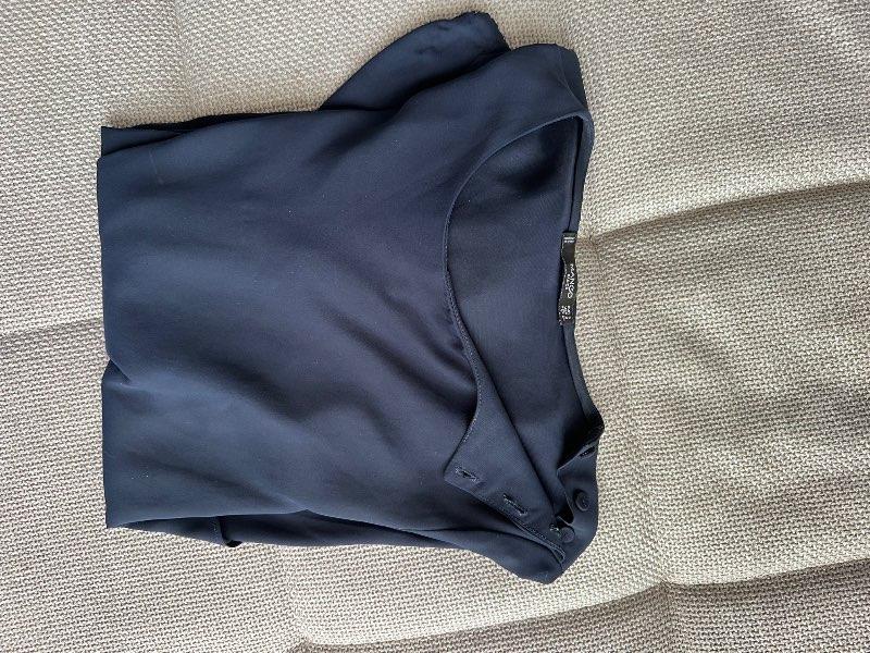 Mango navy blússa