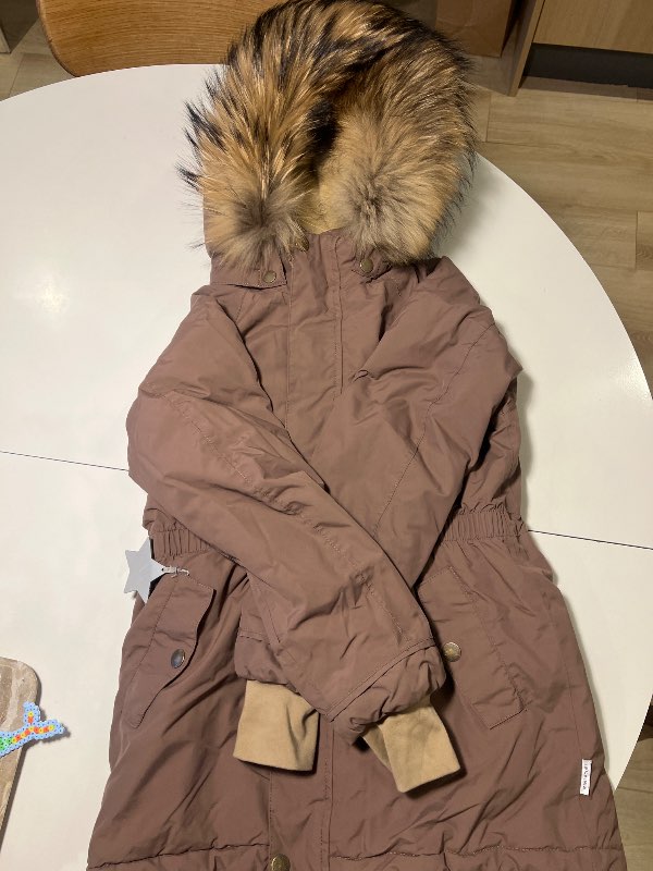 MiniATure úlpa með ekta loði