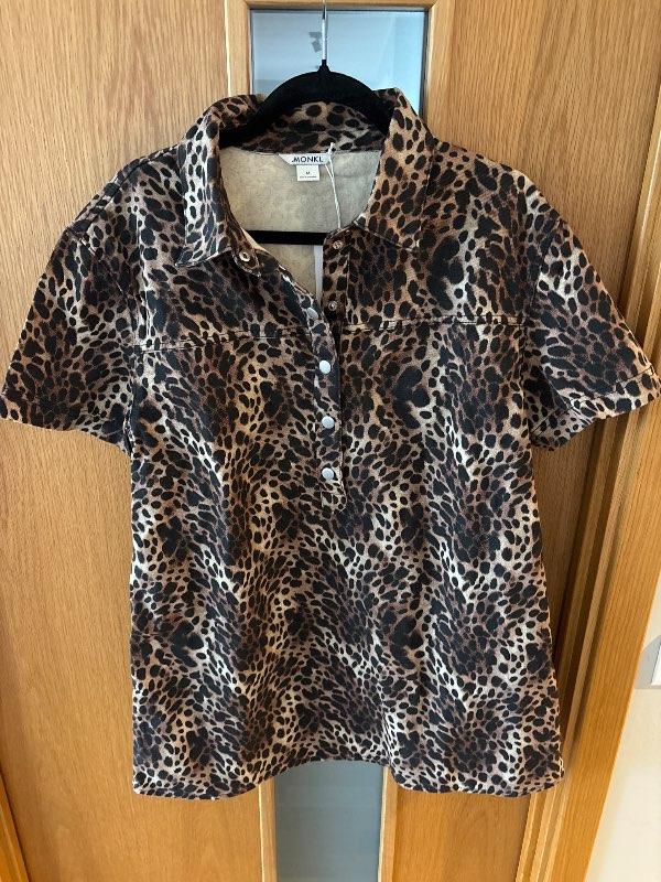 Monki leopard kjóll