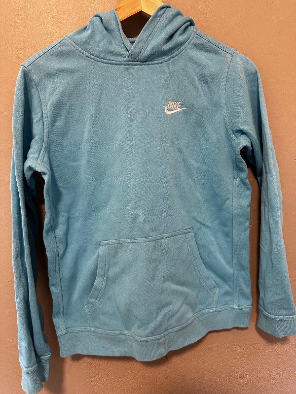 NIKE blá hettupeysa