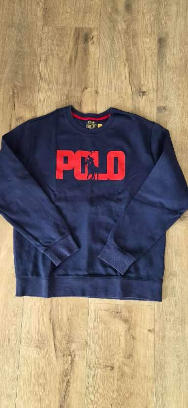 POLO peysa blá