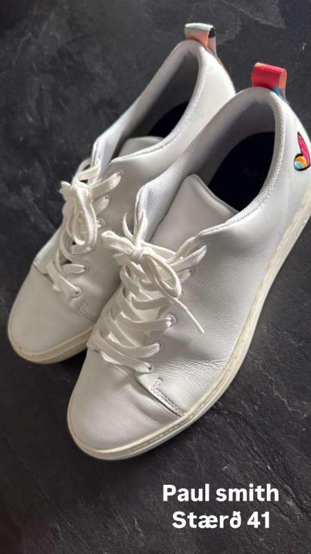 Paul Smith hvítir strigaskór