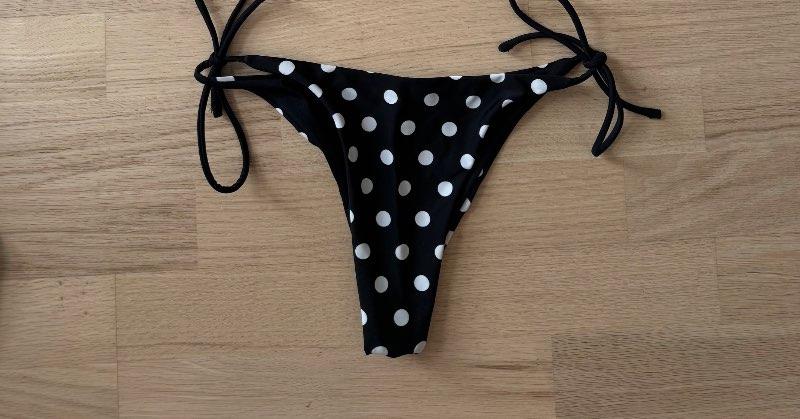Polka dot bikini brók