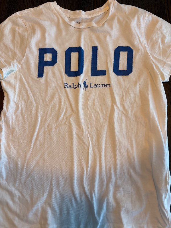 Polo stutterma með bláu