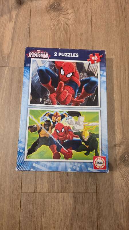 Púsl 2x48 spiderman