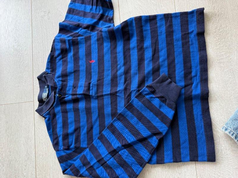 Ralph Lauren blár röndóttur bolur