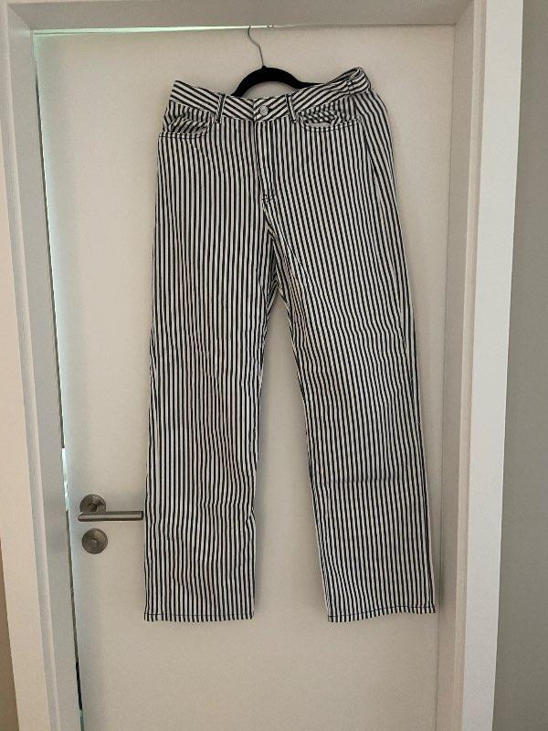 Röndóttar buxur zara