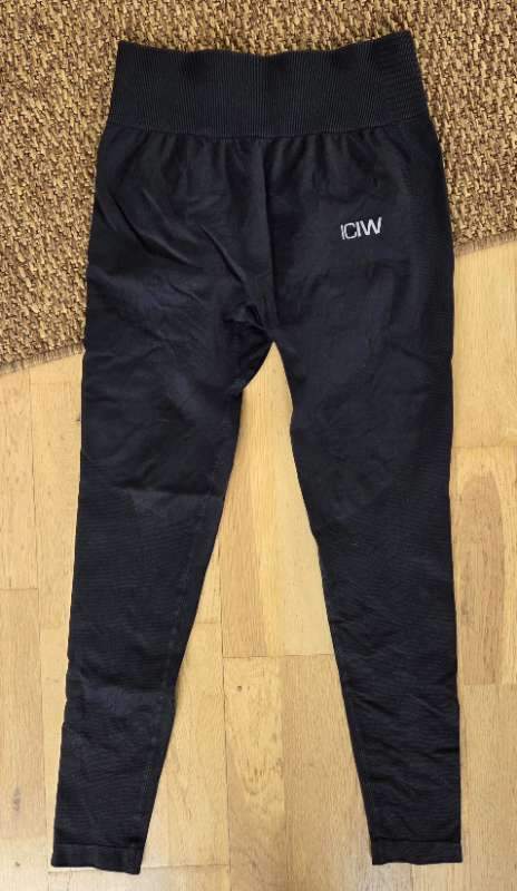 Seamless svartar ICIW leggings