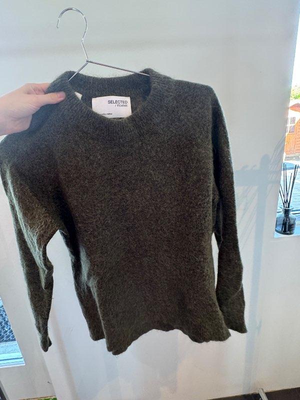 Selected Femme peysa græn