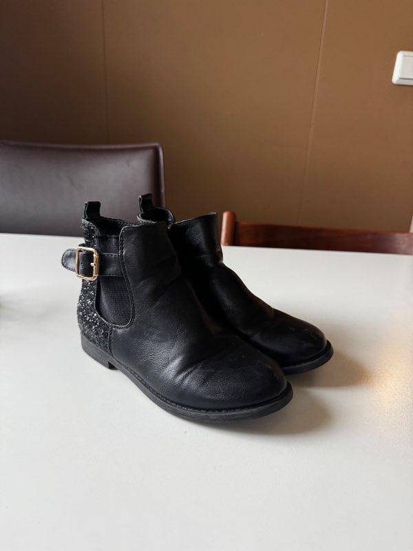 Skór - boots svartir nr.31