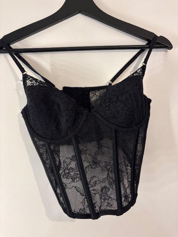 Svart corset
