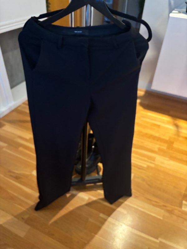 Svarta beina vera moda buxur