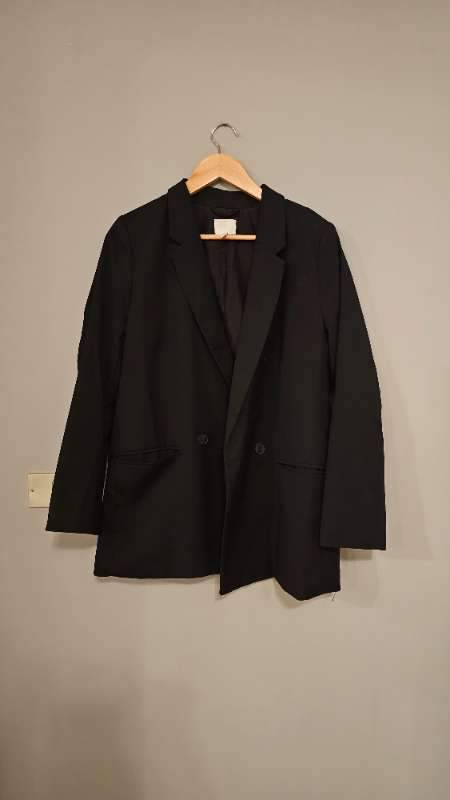 Svartur oversized H&M blazer