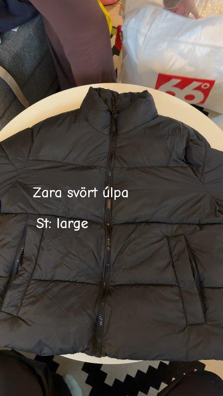 Svört Zara úlpa