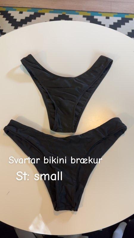 Svört bikini brók