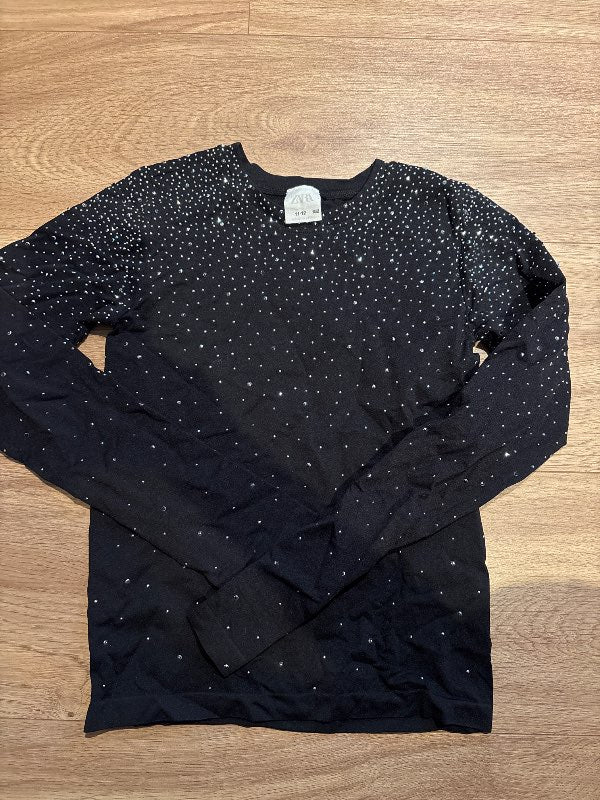 Svört glimmer peysa zara