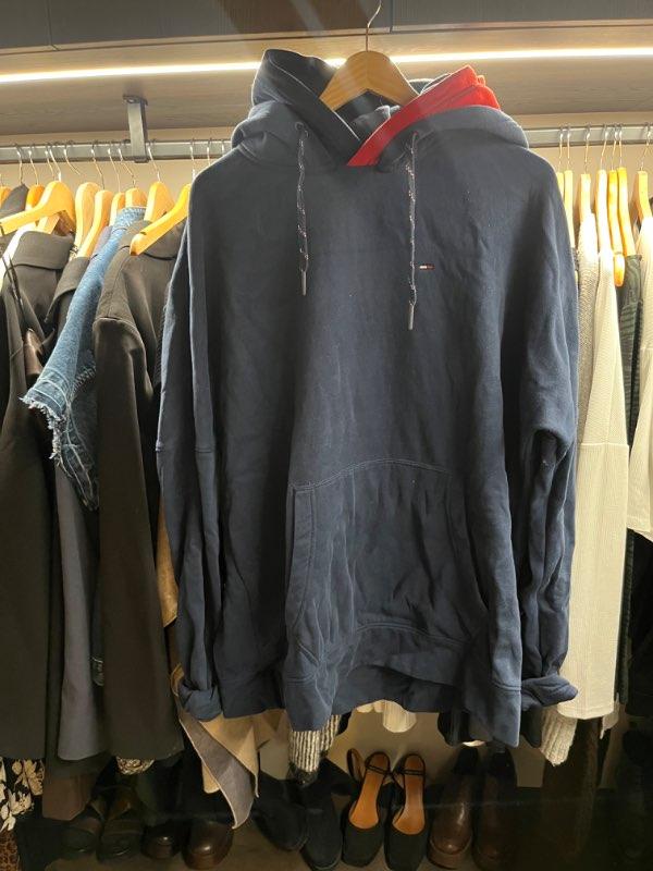 TommyHilfiger hettupeysa blá