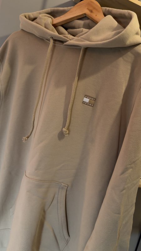 TommyJeans hettupeysa brún