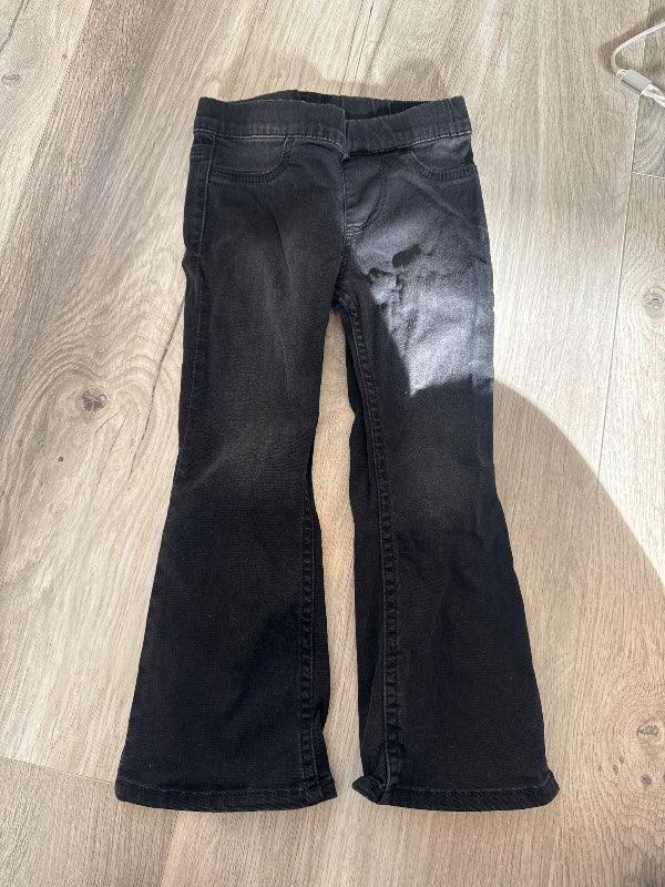 Útvíðar gallabuxur