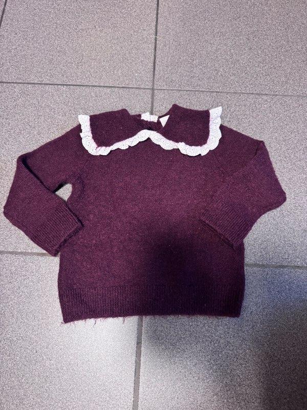 Vínrauð H&M peysa