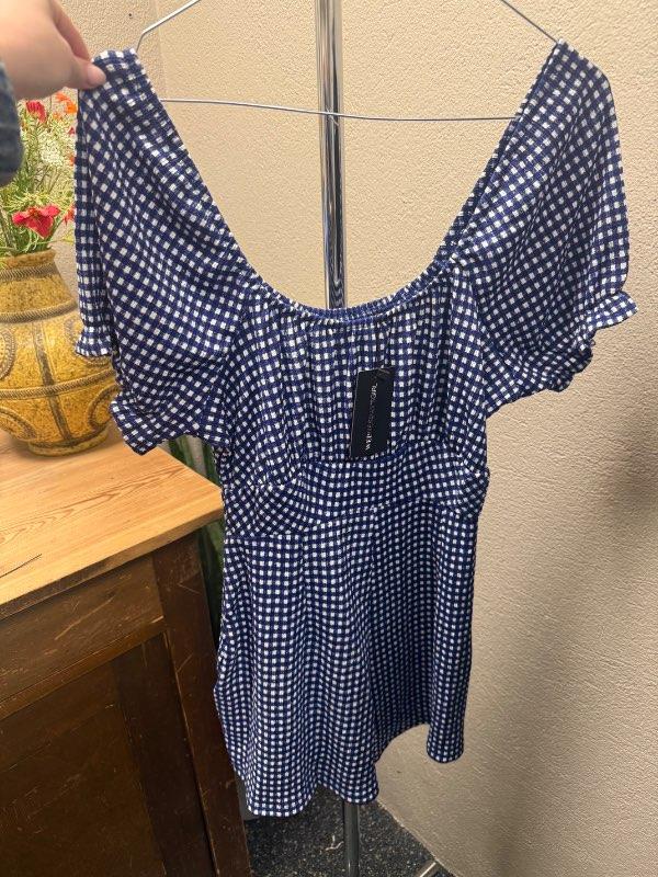 Wednesdays girl gingham samfestingur