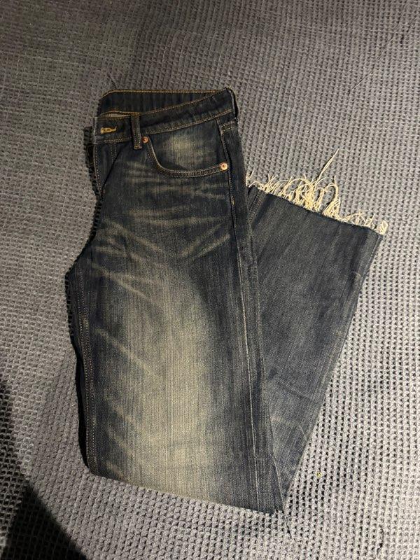 Weekday Gallabuxur Washed Bláar