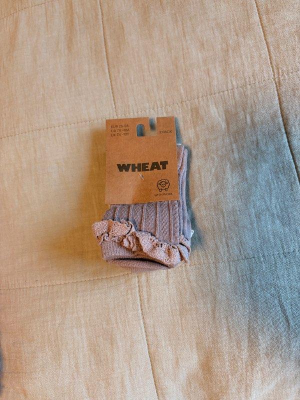 Wheat ullarsokkar