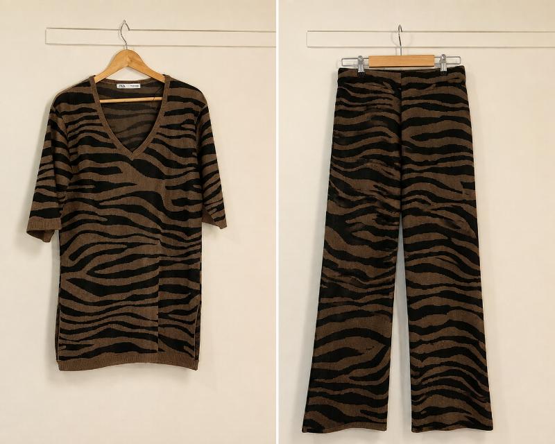 ZARA – Zebra knit set