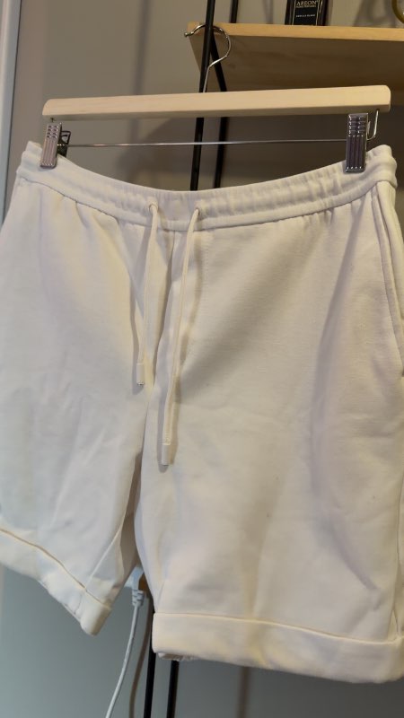 Zara Hvítar stuttbuxur