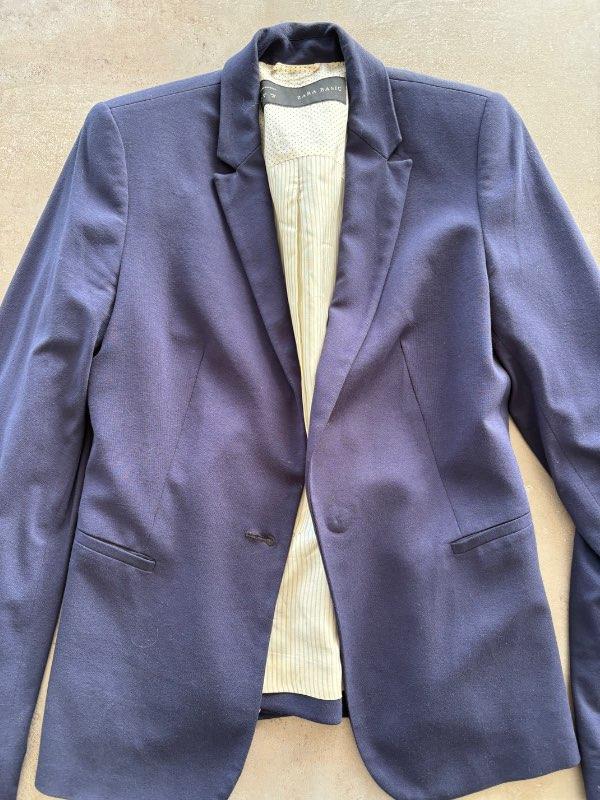 Zara blazer blár
