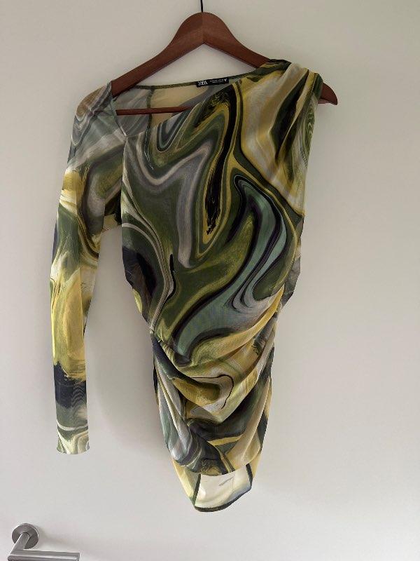 Zara one shoulder bolur