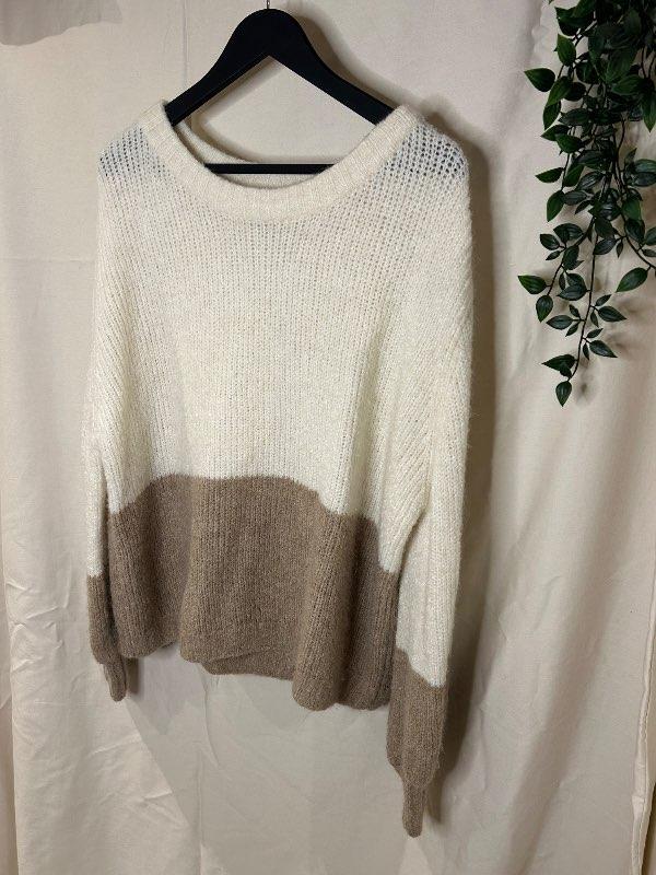 Lindex prjónapeysa(ull/alpaca)