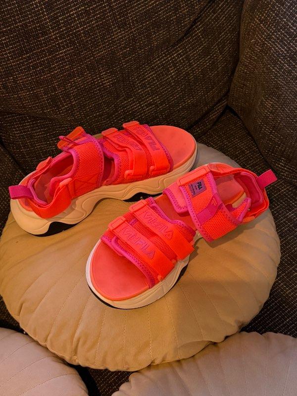 FILA sandalar – bleikir/appelsínugulir