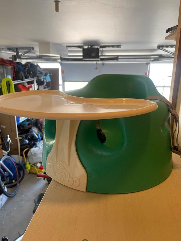Bumbo stóll m/belti og borði