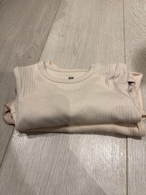 2x hm samfellur ljós/bleik