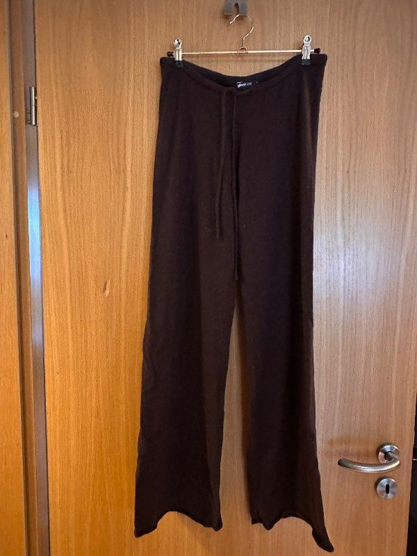brúnar mjúkar leggings Gina tricot
