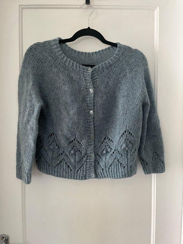 handprjónuð ull golfteyja / handknitted cardigan