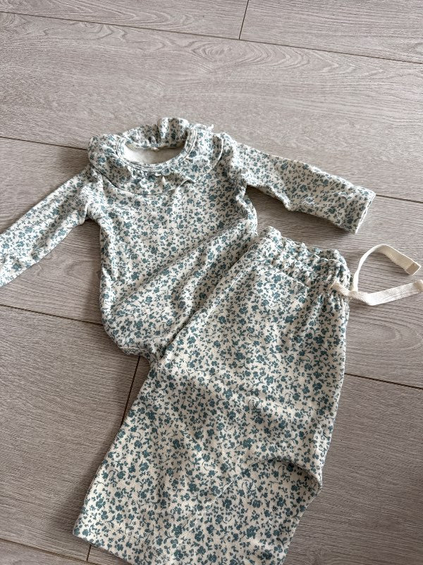 sofie schnoor sett blátt blóma